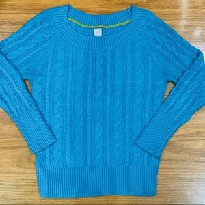 Cord sweater/ royal blue / used good condition